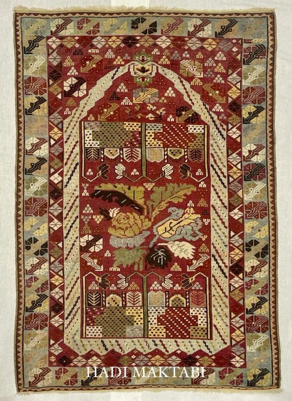 Mujur Ottoman Baroque Prayer Rug