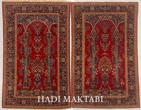 RUBY RED KASHAN PAIR